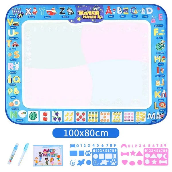 HOT SALE🎁Water Doodle Mat, Aqua Painting Drawing Mat Mess Free Learning Toy Mat