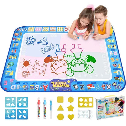 HOT SALE🎁Water Doodle Mat, Aqua Painting Drawing Mat Mess Free Learning Toy Mat