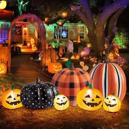 🎃 Led Yard Pumpkins Inflatable Decorated