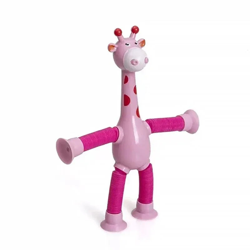 🎅2024 Christmas Gift--Telescopic Suction Cup Giraffe Toy