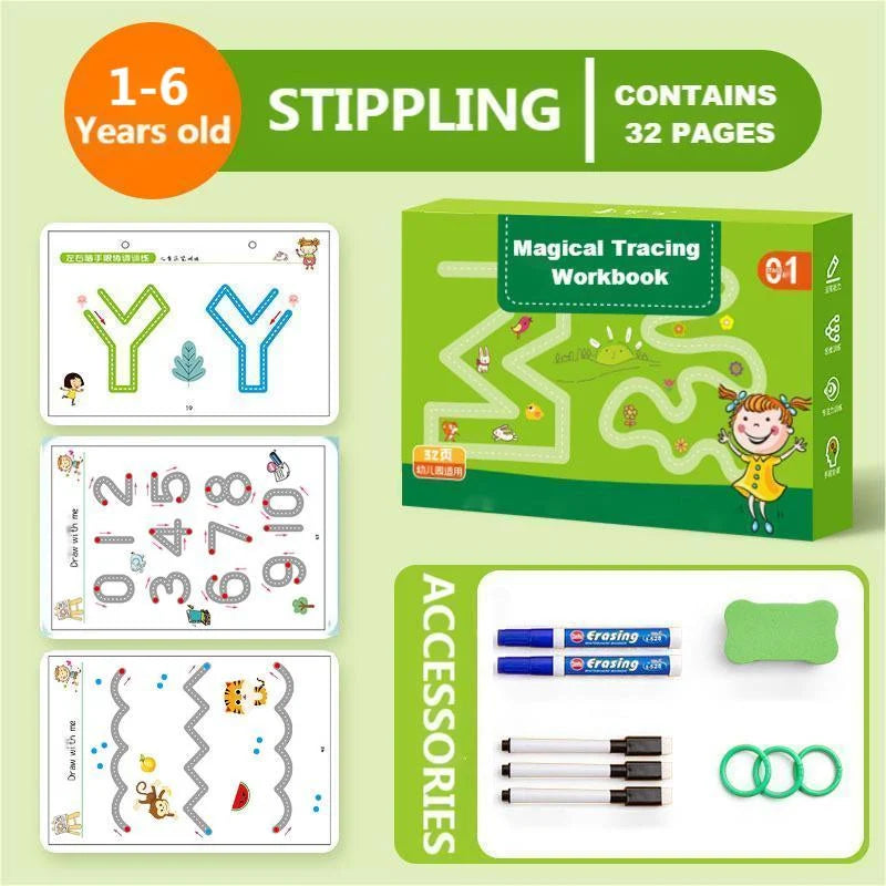 🔥45% OFF Last Day Sale - Magical Tracing Workbook Set