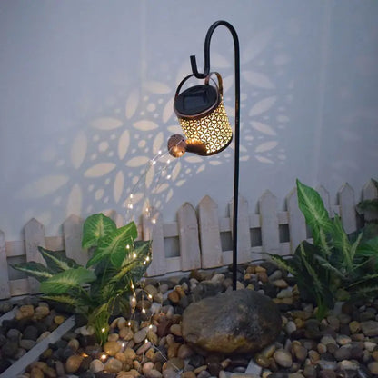 HOT SALE 45% OFF🔥Solar LED Light Watering Can Garden Lamp