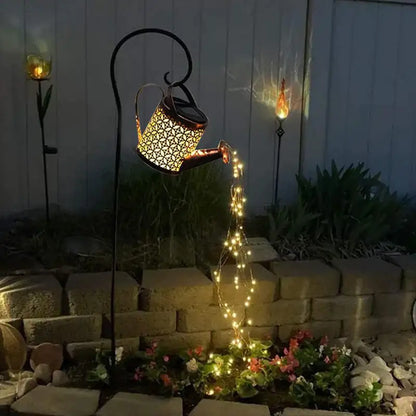 HOT SALE 45% OFF🔥Solar LED Light Watering Can Garden Lamp