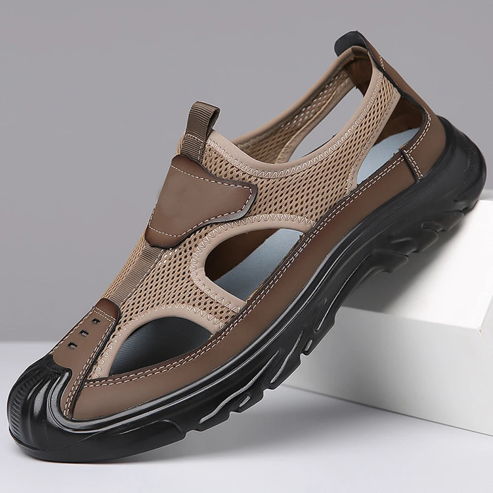 Men's Summer Casual Breathable Sandals with Soft Mesh Sole