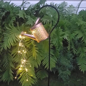 HOT SALE 45% OFF🔥Solar LED Light Watering Can Garden Lamp