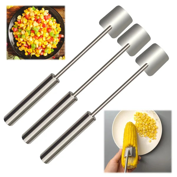 HOT SALE 45% OFF🔥2024 NEW Long Handle Stainless Steel Corn Stripping Tool