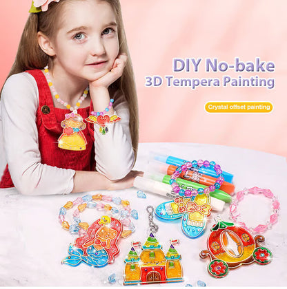 DIY No-bake 3D Tempera Painting