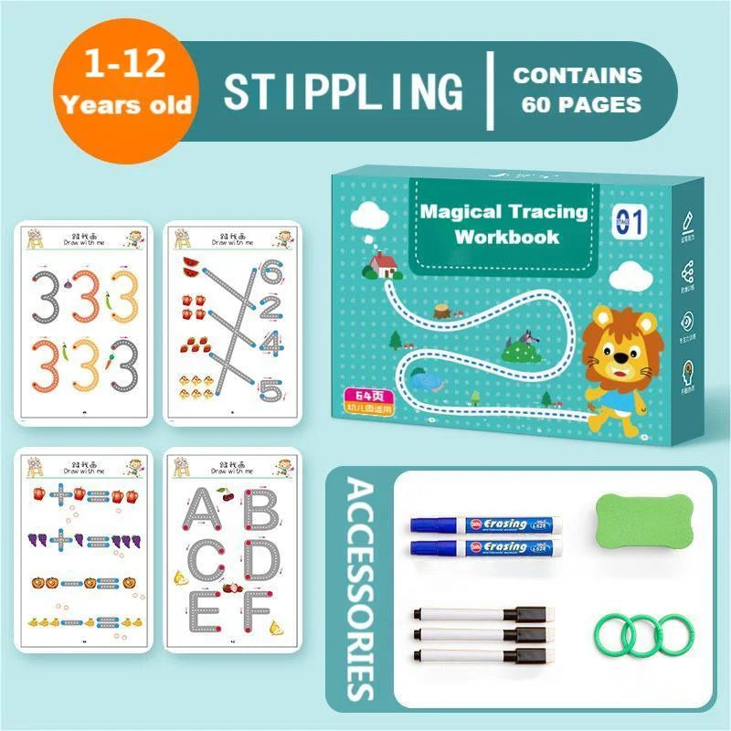 🔥45% OFF Last Day Sale - Magical Tracing Workbook Set