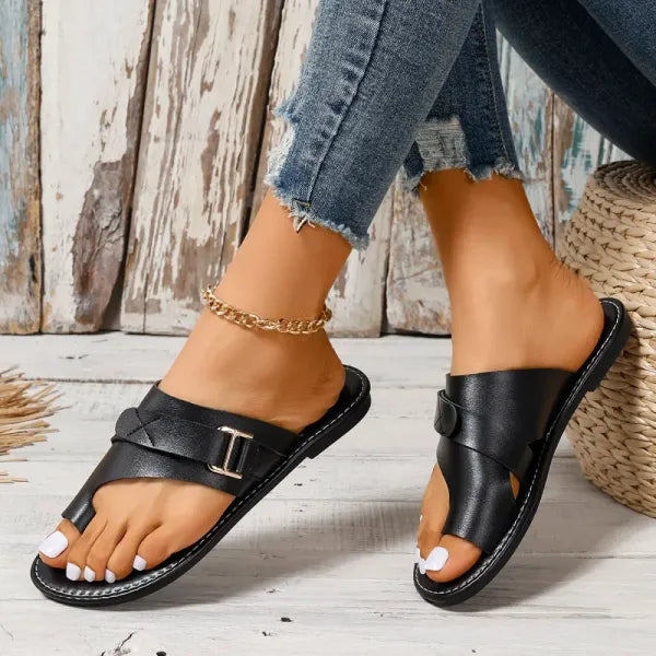 2024 Women's Orthopedic Bunion Correction Leather Sandals