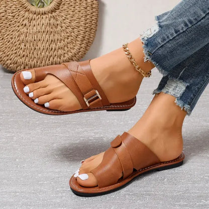 2024 Women's Orthopedic Bunion Correction Leather Sandals