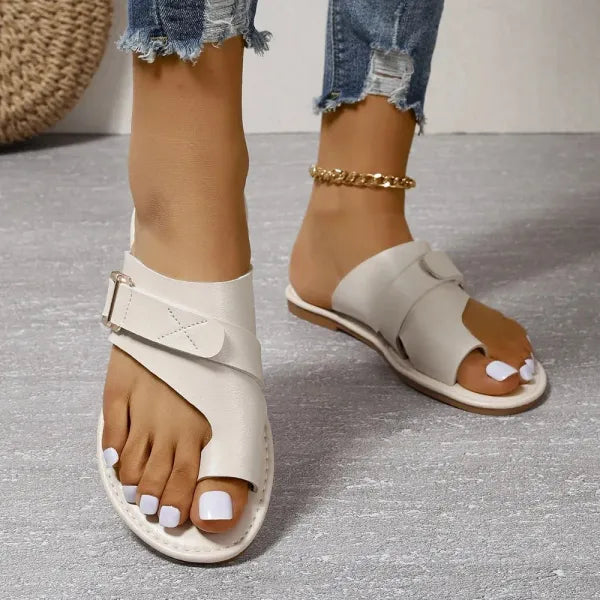 2024 Women's Orthopedic Bunion Correction Leather Sandals