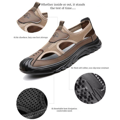 Men's Summer Casual Breathable Sandals with Soft Mesh Sole