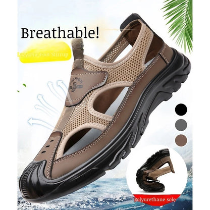 Men's Summer Casual Breathable Sandals with Soft Mesh Sole