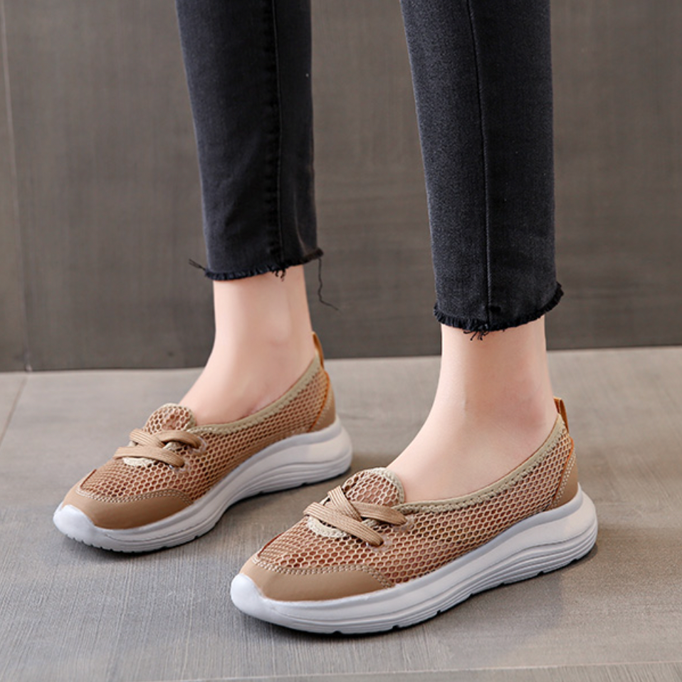 2023 New-in🔥Women's Summer Walking Shoes, Breathable Arch Support Insole Slip-on Shoes