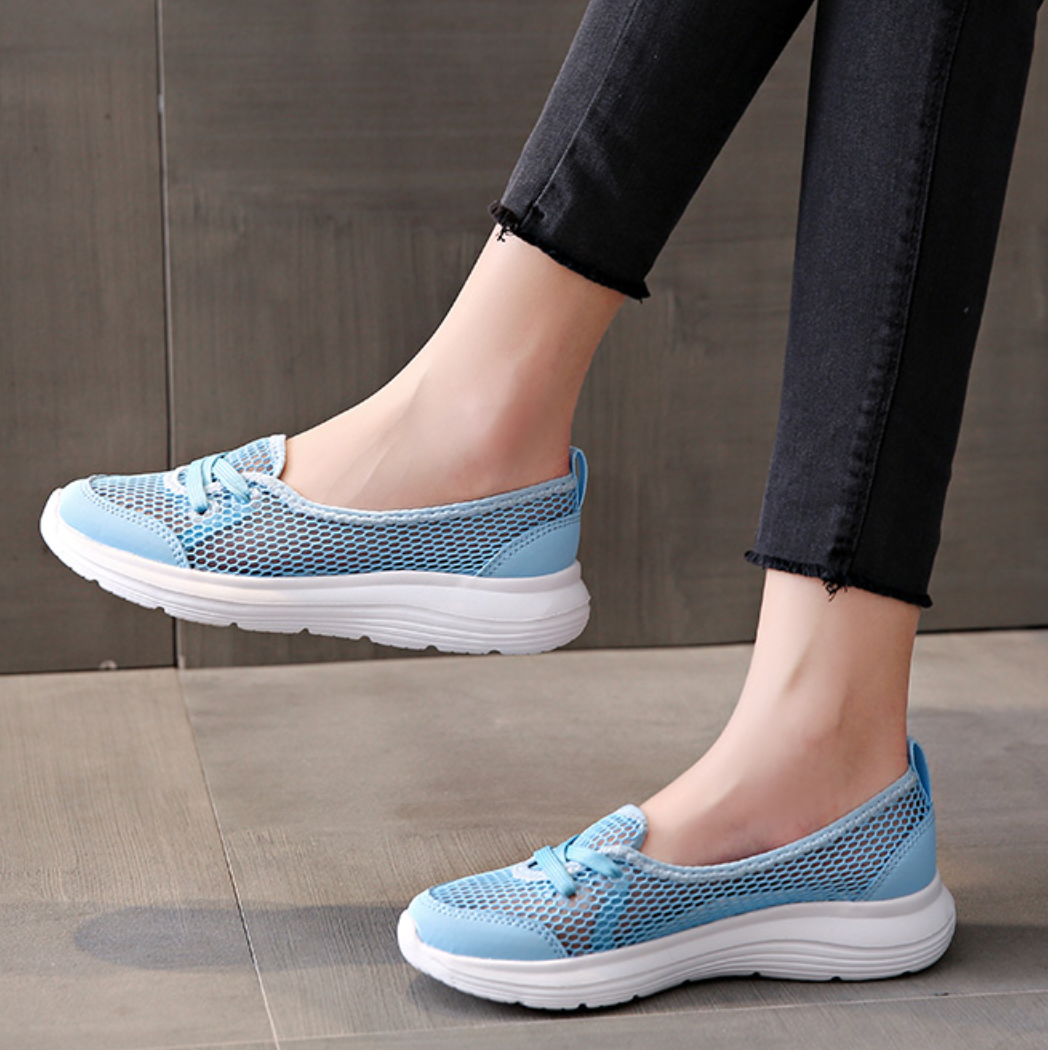 2023 New-in🔥Women's Summer Walking Shoes, Breathable Arch Support Insole Slip-on Shoes