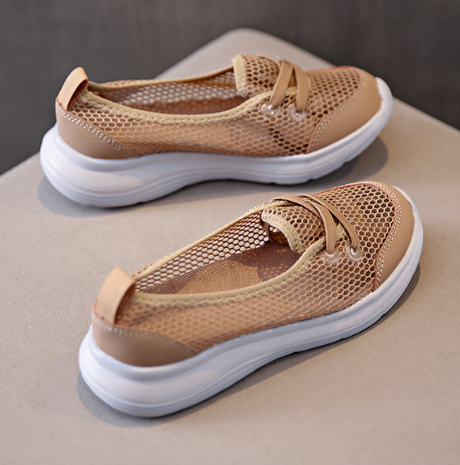 2023 New-in🔥Women's Summer Walking Shoes, Breathable Arch Support Insole Slip-on Shoes