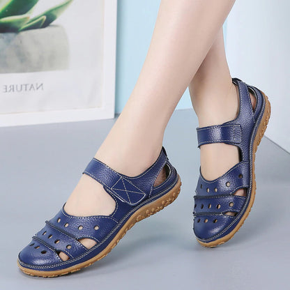 Women's Hollow Out Closed Toe Sandals